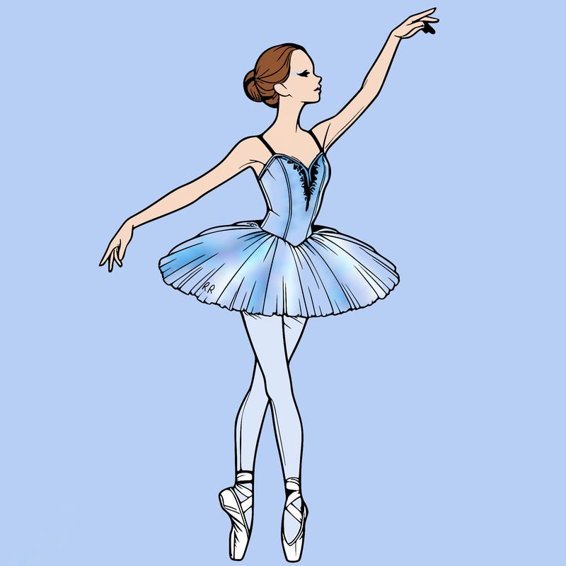 realistic ballerina