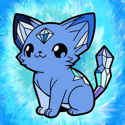 crystal kitten