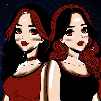 realistic twin sisters