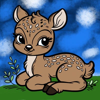 baby deer