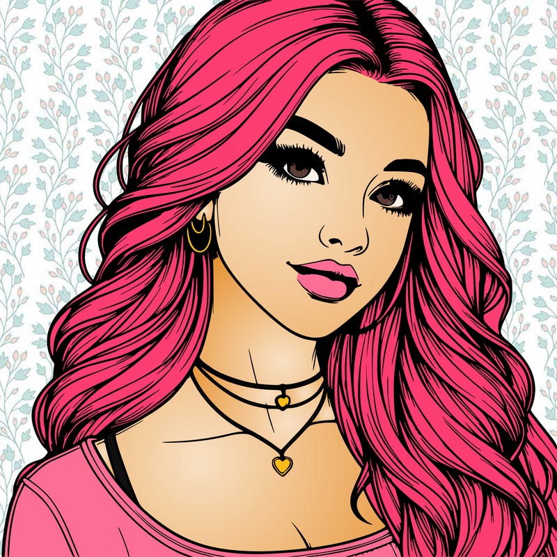 detailed realistic girl