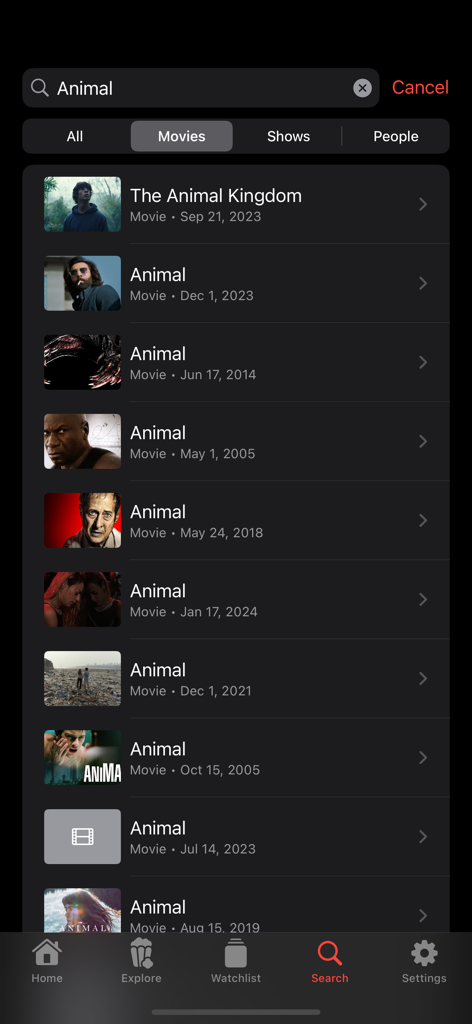 PrimeWire Movies & TV Shows - Search results for movies in the PrimeWire MovieRulz app interface
