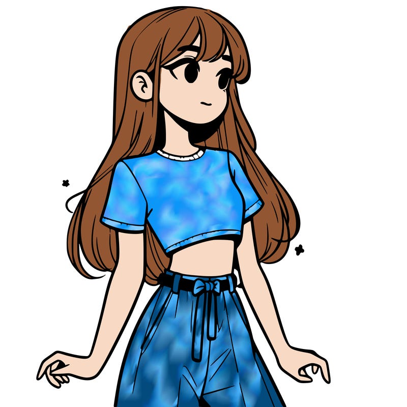 girl in a cute crop top