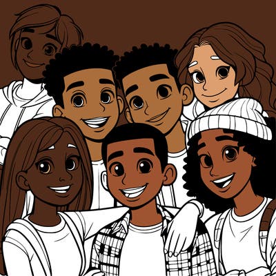 a mixed friend group