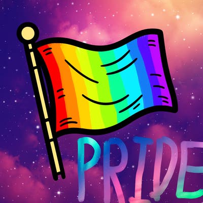blank flag with straight