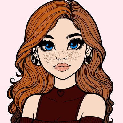 realistic pretty girl