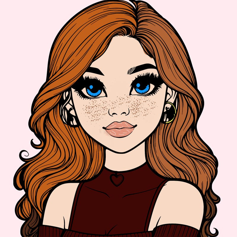 realistic pretty girl