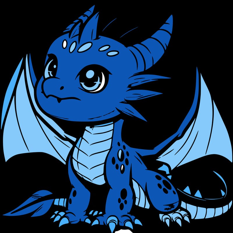 fierce baby night dragon