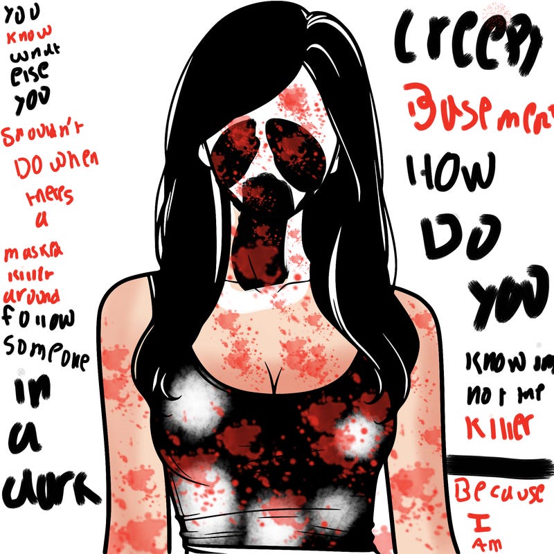 girl in tanktop realistic