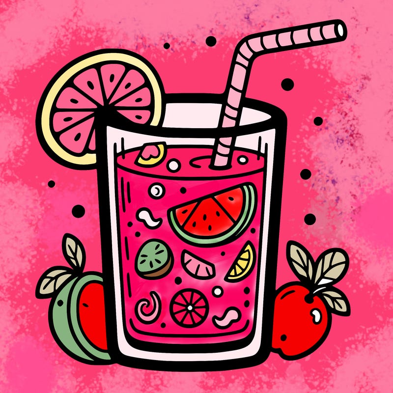 glass of fruit juice