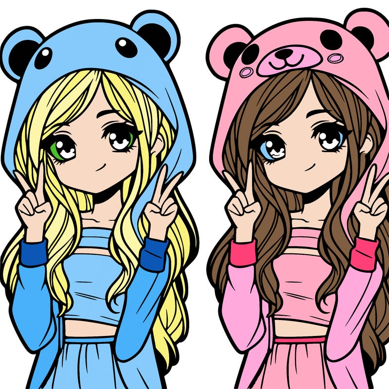 teen girl in animal costume