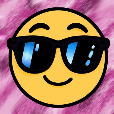 emoji with sunglasses