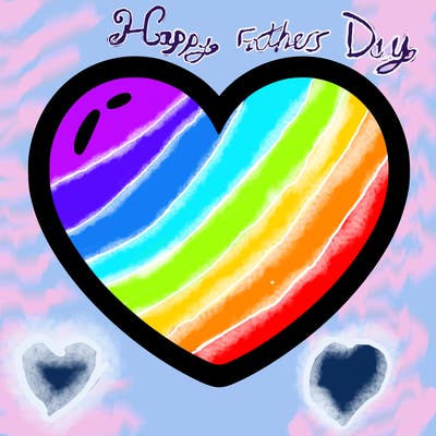 a blank heart