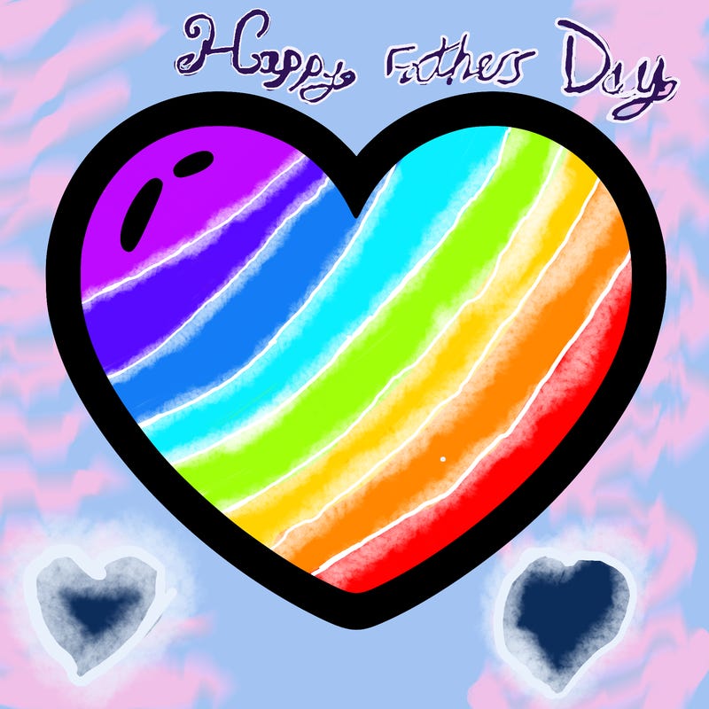 a blank heart
