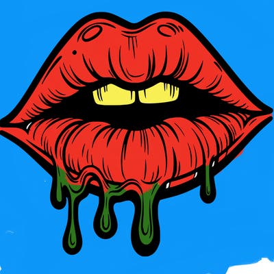 lips that look realistic and drip