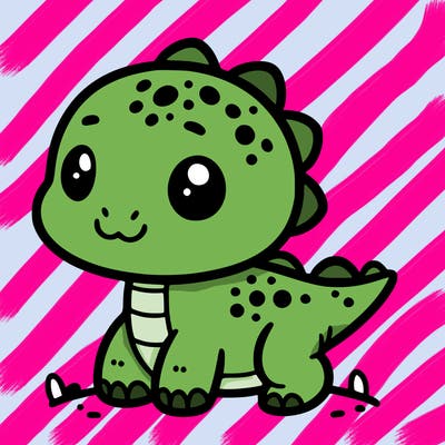cute baby dino