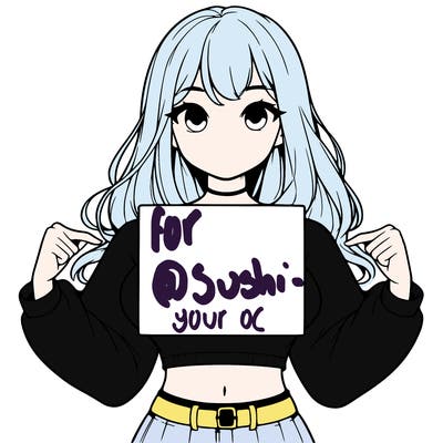 girl holding a blank sign in a long sleeve crop top