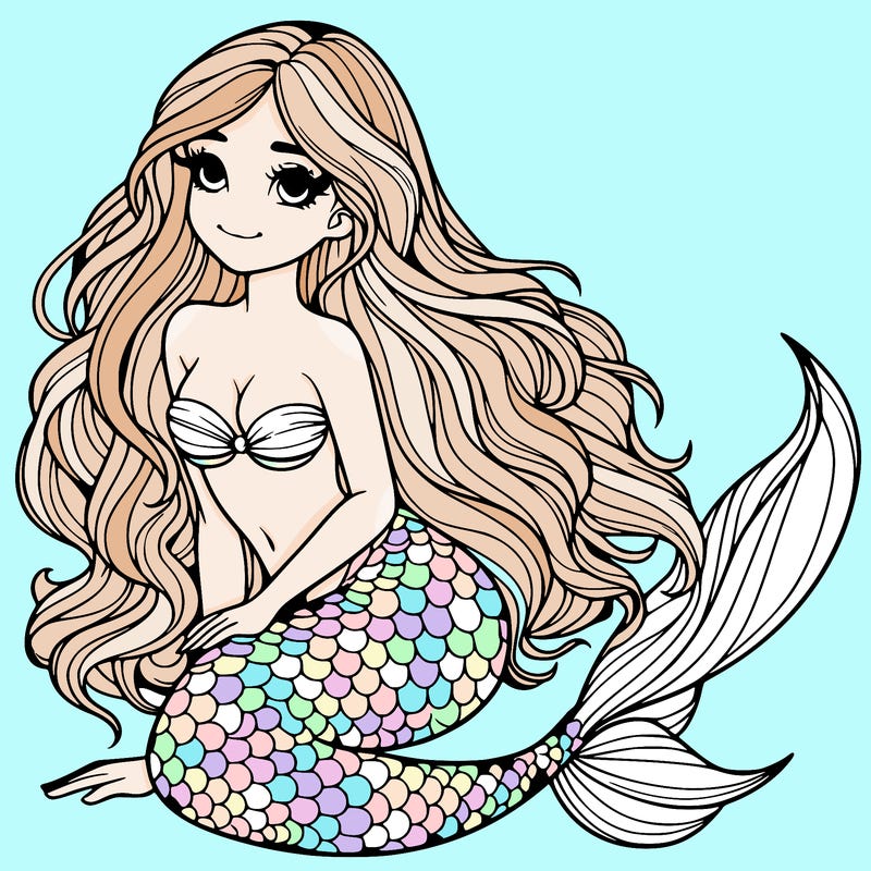realistic mermaid