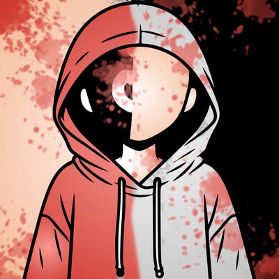 faceless girl in hoodie