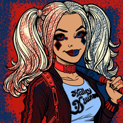 realistic harley quinn
