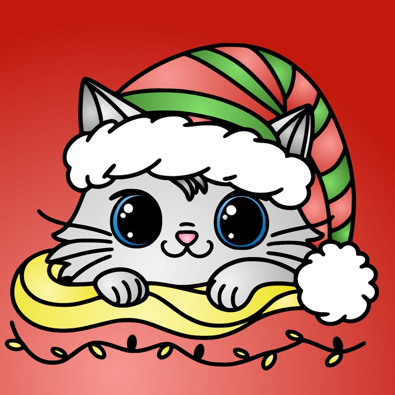 cat christmas