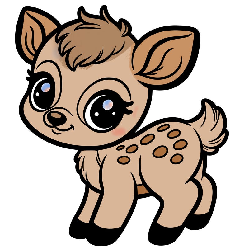 a baby deer