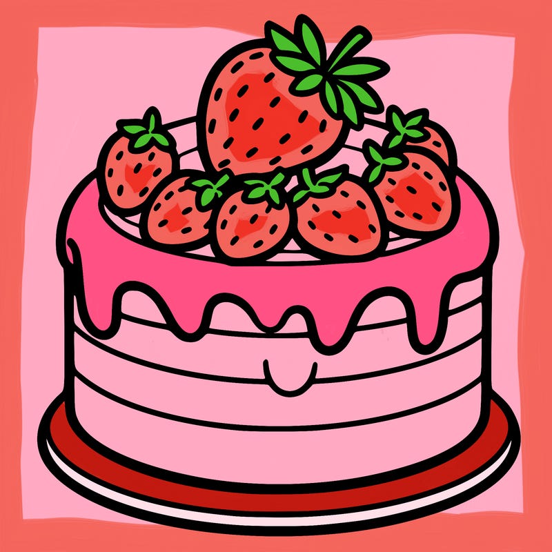 strawberry cake