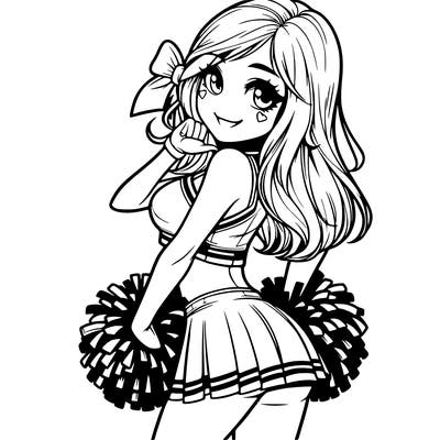 realistic cheerleader