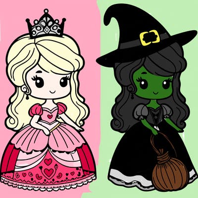 princess as a witch