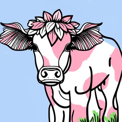 strawberry cow