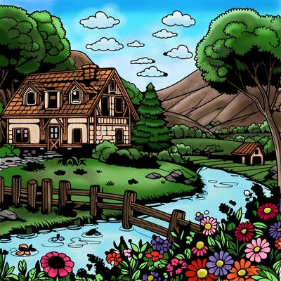 beautiful real landscape