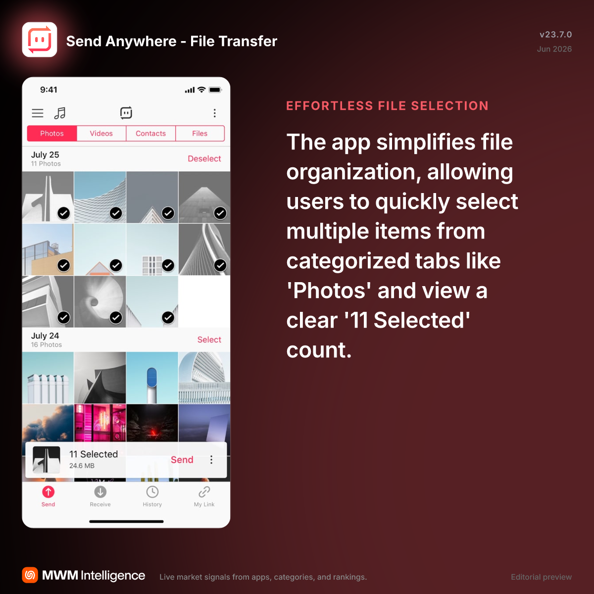 Send Anywhere - File Transfer - Productivity App | MWM