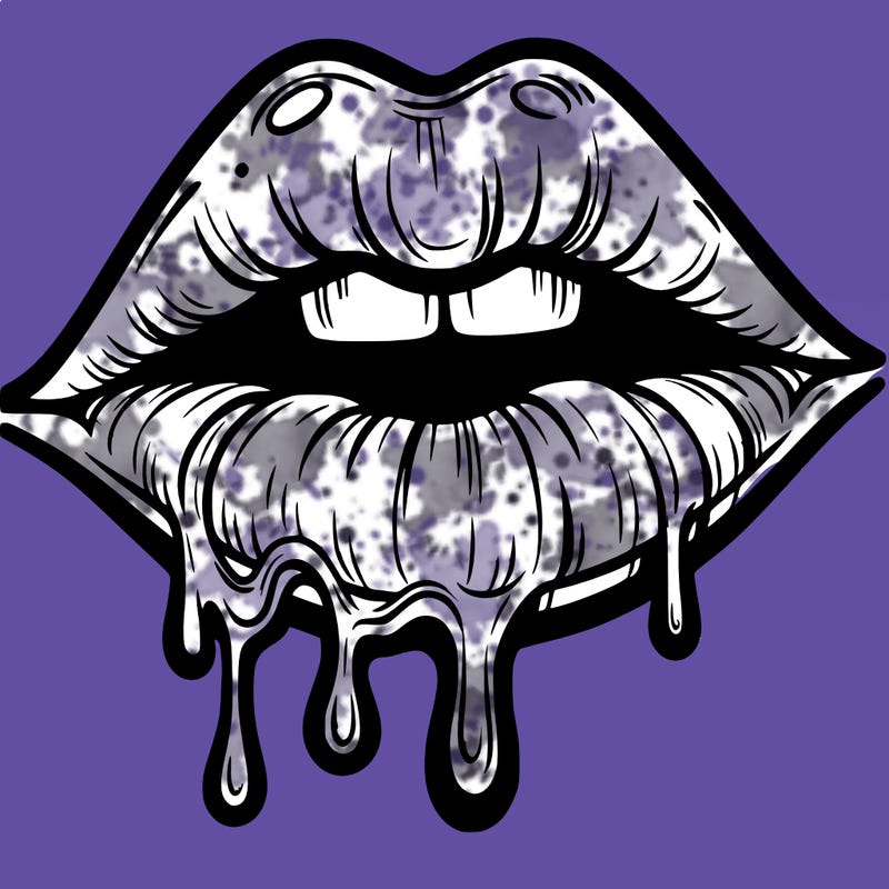 lips that look realistic and drip