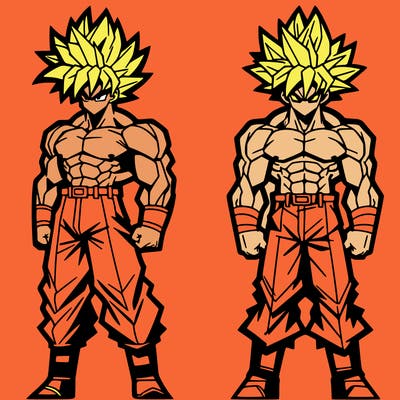 goku and vegeta