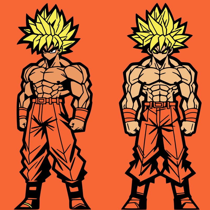 goku and vegeta