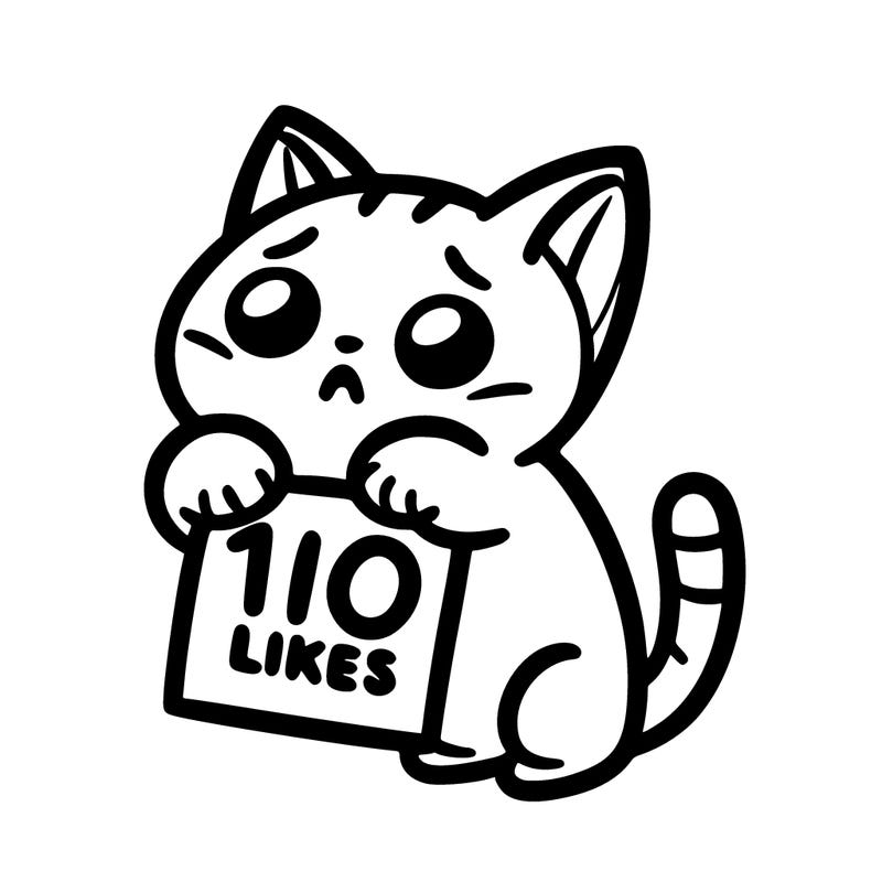 a cat begging for 10 likes