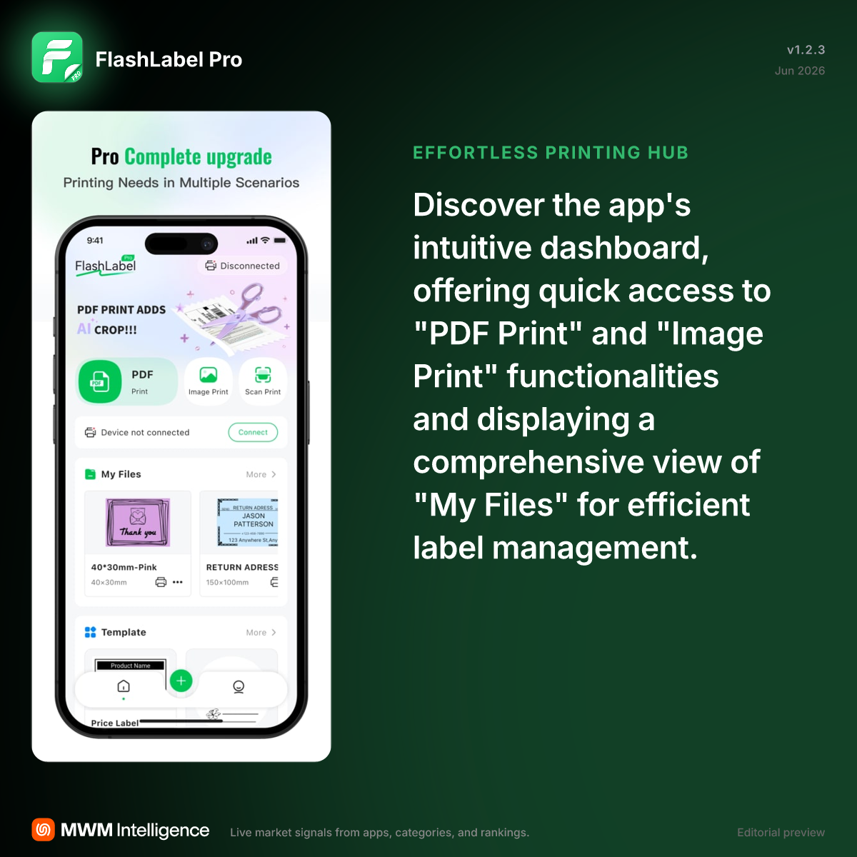 FlashLabel Pro - Utilities App | MWM
