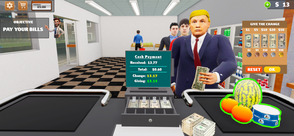 Super mart Cashier Simulator | Manage Your Own Grocery Store