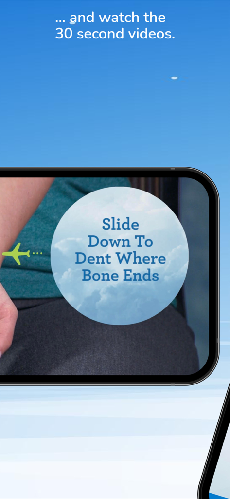 Uplift - Travel Without Jetlag - Uplift app instructional video showing how to find nerve stimulation points for jet lag relief