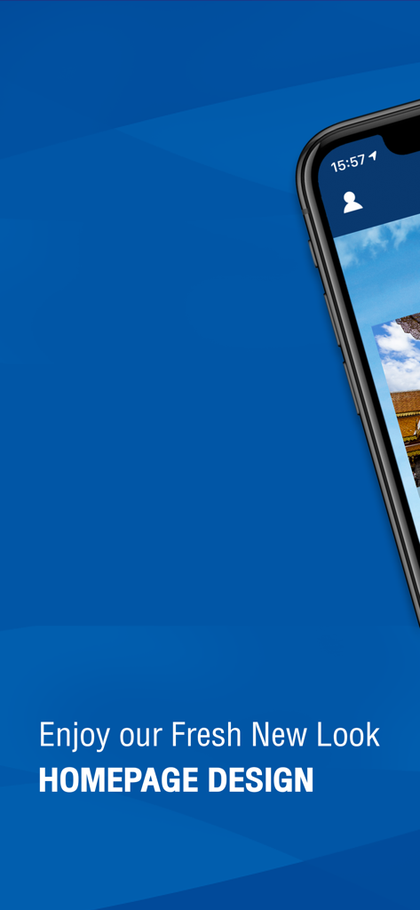 Bangkok Airways - バンコクエアウェイズの新しいホームページデザインをiPhoneに表示したプロモーション画面