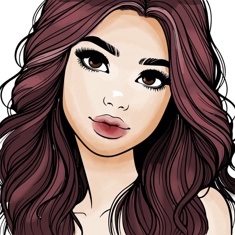 beautiful realistic girl