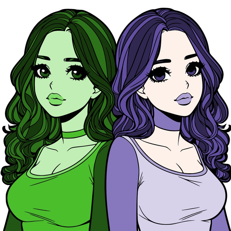 realistic twin sisters