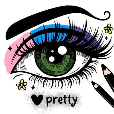 pretty eye
