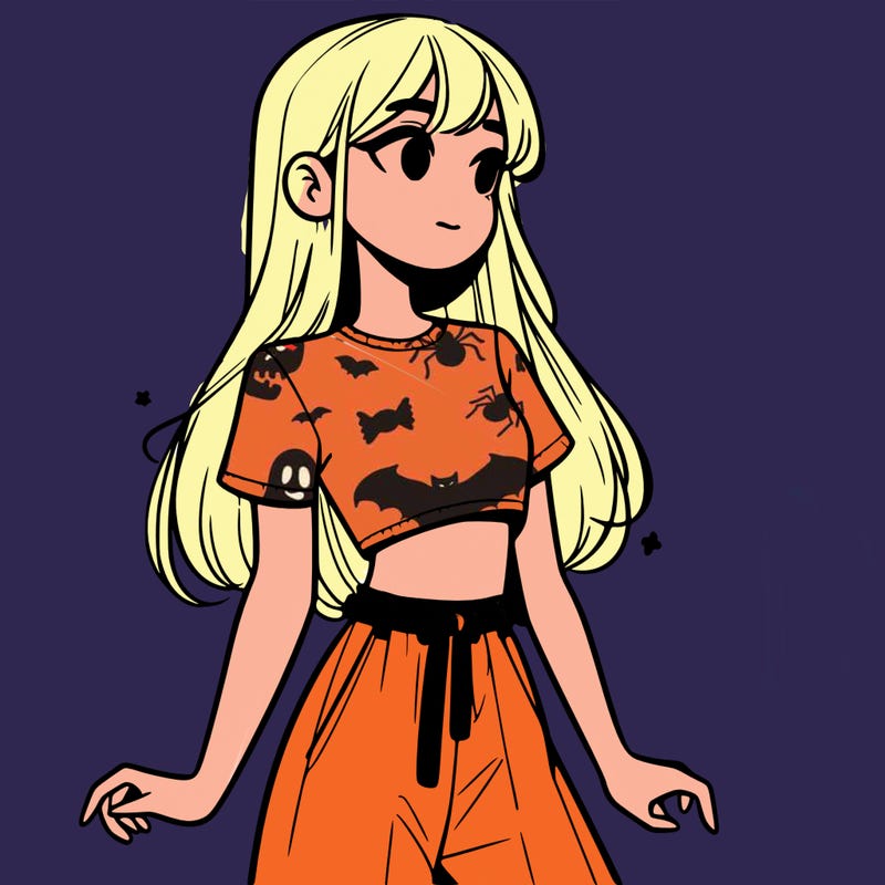 girl in a cute crop top