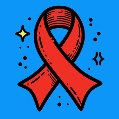 ribbon symbol of national breast cancer awareness month