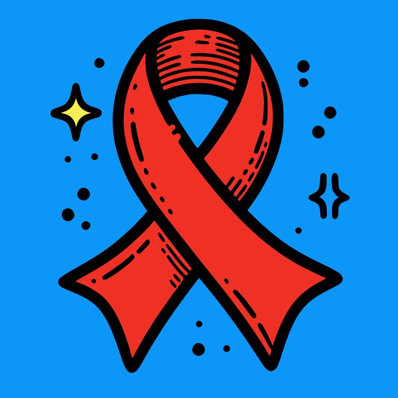 ribbon symbol of national breast cancer awareness month