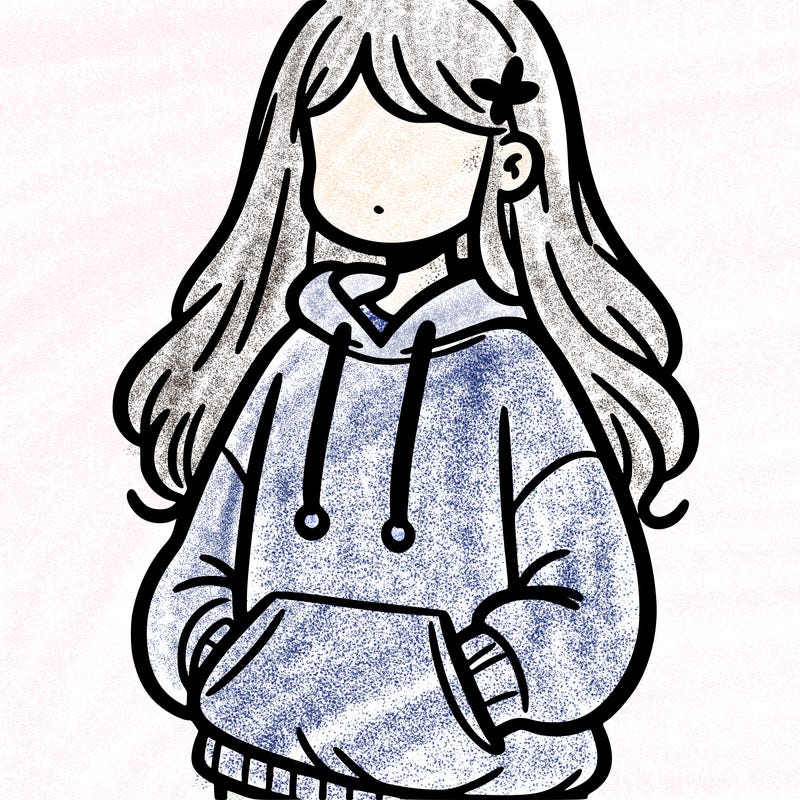 girl in sweatshirt