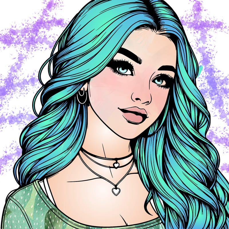 detailed realistic girl