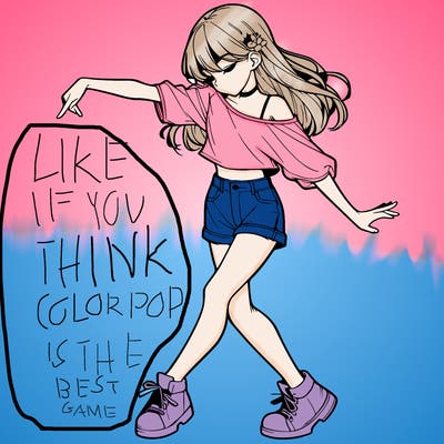 realistic girl danceing