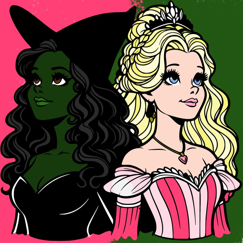 'elphaba and glinda (realistic)